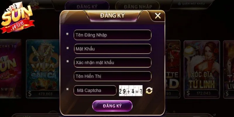 Hướng dẫn tham gia Sunwin với các bước đăng ký đơn giản, nhanh chóng